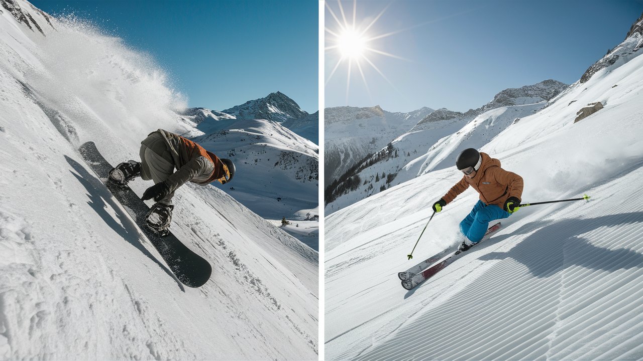 مقایسه اسنوبرد و آلپاین